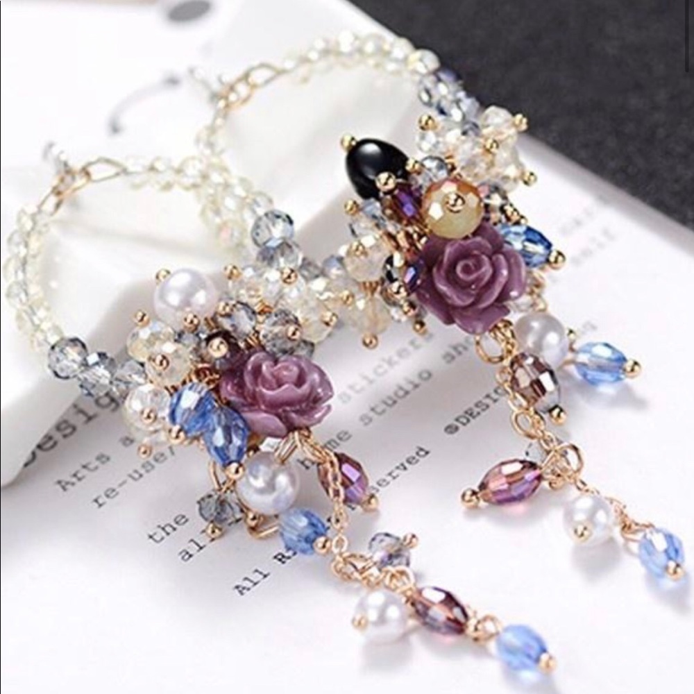 SPARKLY, SEXY & ELEGANT LONG TASSELS EARRINGS TO CALL THE ATTENTION OF EVERYONE